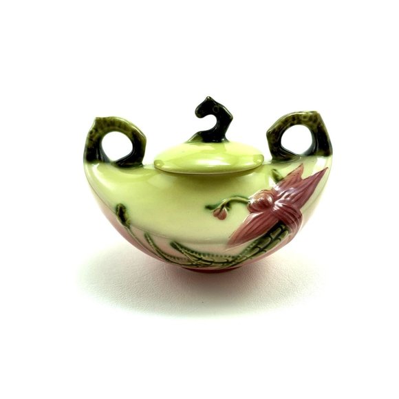 Vintage Hull Woodland Patterned Sugar bowl Creamer - Picture 6 of 11